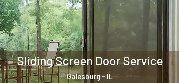 Sliding Screen Door Service Galesburg - IL